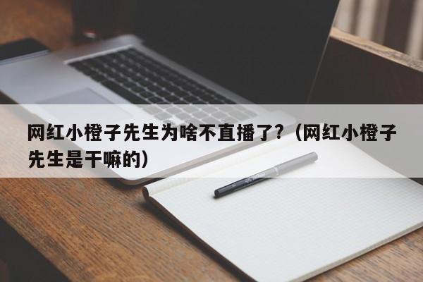 網紅小橙子先生為啥不直播了?（網紅小橙子先生是干嘛的）